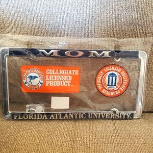 Florida Atlantic University "MOM" License Plate Frame